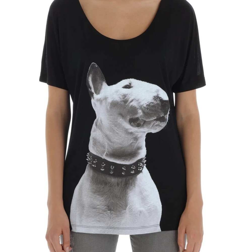 The KOOPLES Dog T-shirt Noir Small